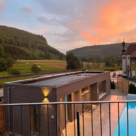 Nadou-ferienwohnung Mit Sauna Und Pool In Der Naehe Von Sigmaringen Im Oberen Donautal בויירון