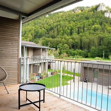 Nadou-ferienwohnung Mit Sauna Und Pool In Der Naehe Von Sigmaringen Im Oberen Donautal בויירון